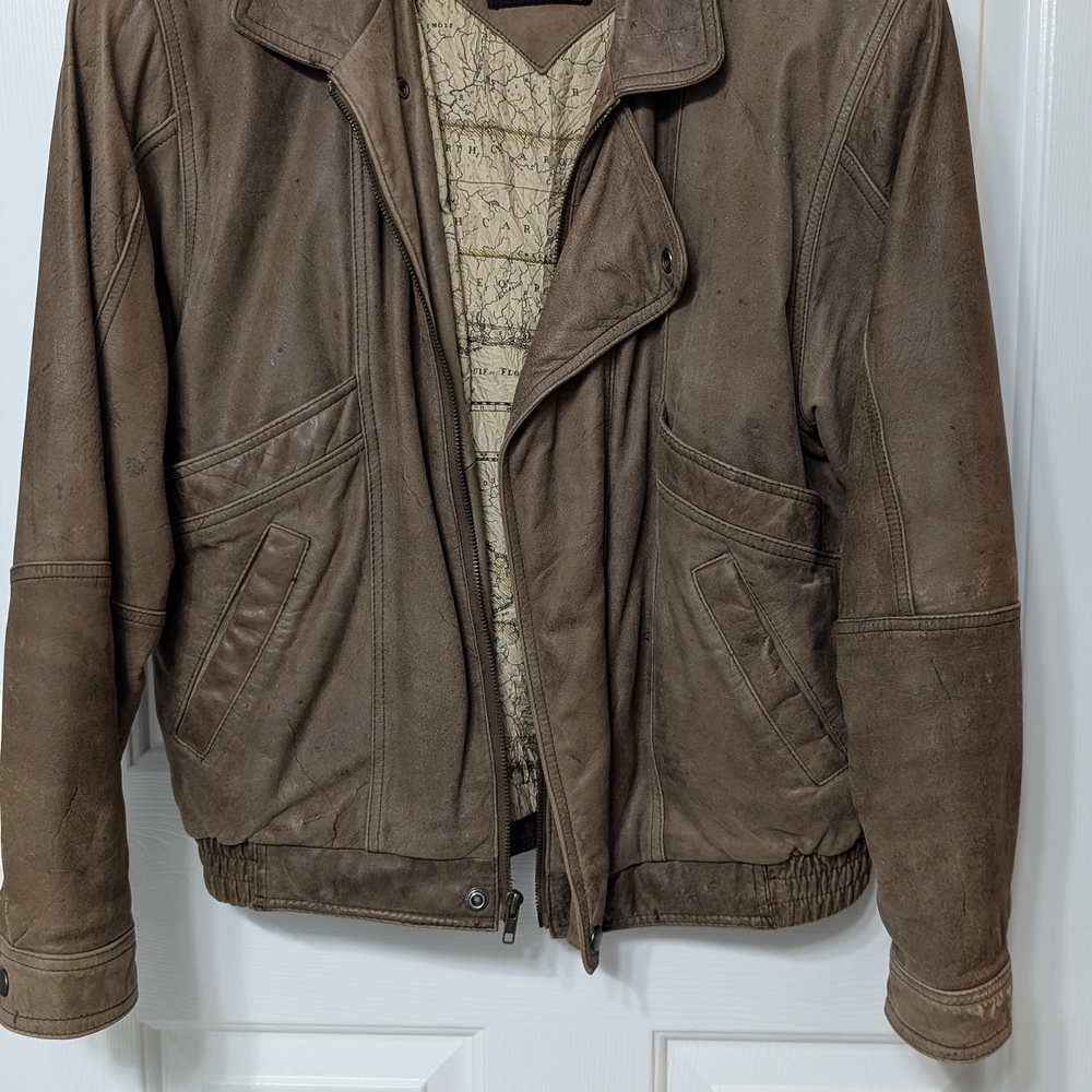 VINTAGE: Peter England Brown Military Jacket